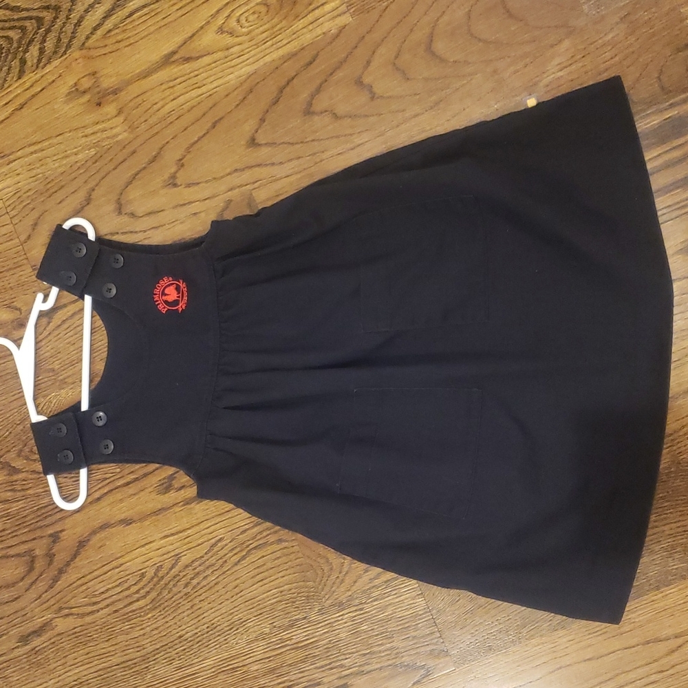 Primrose School Uniform Gathered Skirt Jumper Navy Blue